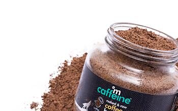 MCaffeine रॉ कॉफ़ी बॉडी स्क्रब रिव्यु (MCaffeine Body Scrub Review) mcaffiene