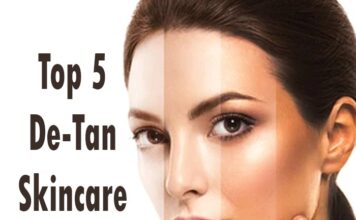 टॉप 5 डी- टैन स्किनकेयर उत्पाद (Top 5 De-Tan Skincare Products) Top 5 De-Tan Skincare Products