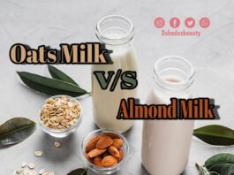 जई का दूध बनाम बादाम दूध: कौन सा बेहतर है? (Oats Milk versus Almond Milk) almond milk versus oats milk