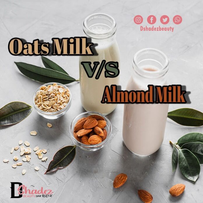 almond milk versus oats milk
