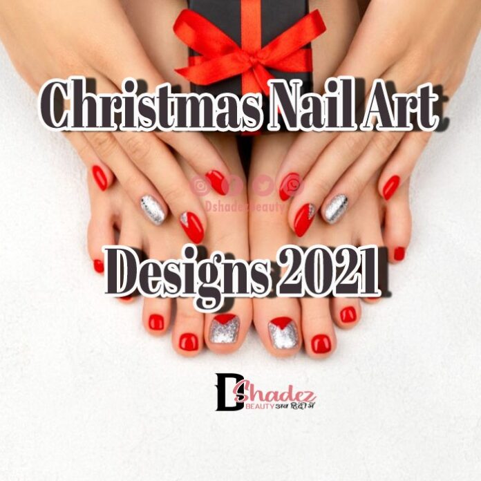 christmas nail art designs 2021