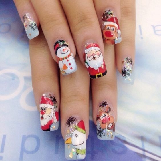 Christmas Nail Art Designs 2021