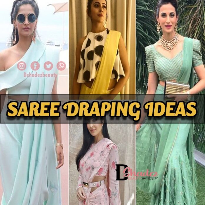 best saree draping ideas