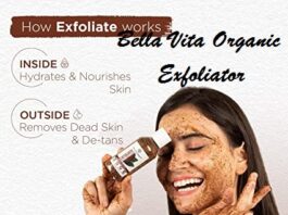 बेलाविटा आर्गेनिक एक्सफोलिएटर रिव्यु (BellaVita Organic Exfoliator Grit Review) bella vita organic exfoliator