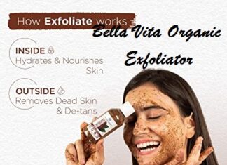 बेलाविटा आर्गेनिक एक्सफोलिएटर रिव्यु (BellaVita Organic Exfoliator Grit Review) bella vita organic exfoliator